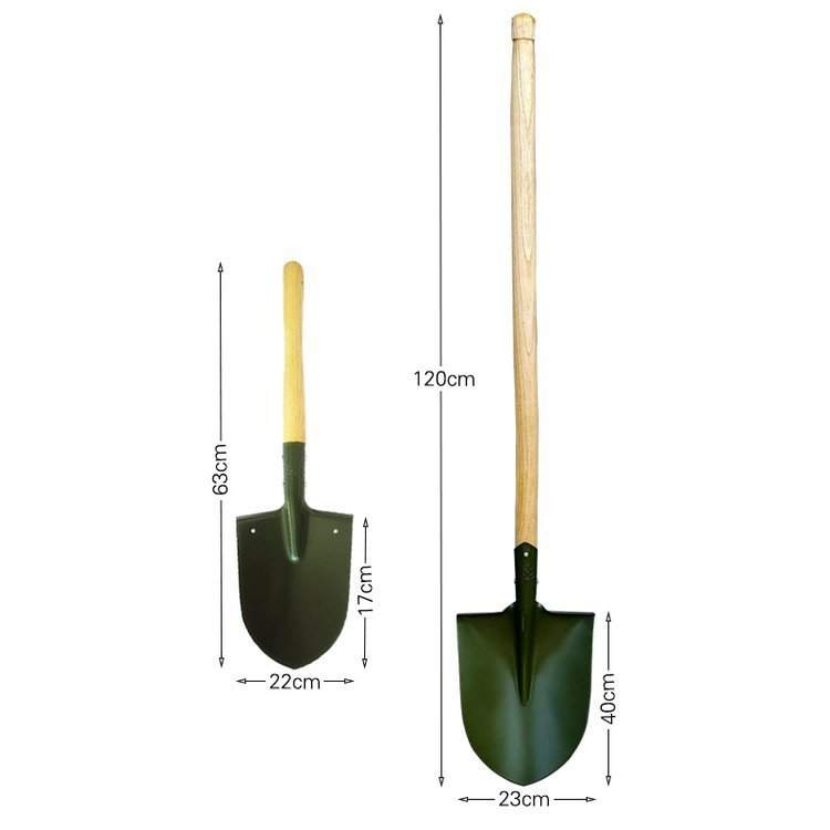 户外白蜡木锹园艺园林种植工具120cm地震救援工具-2